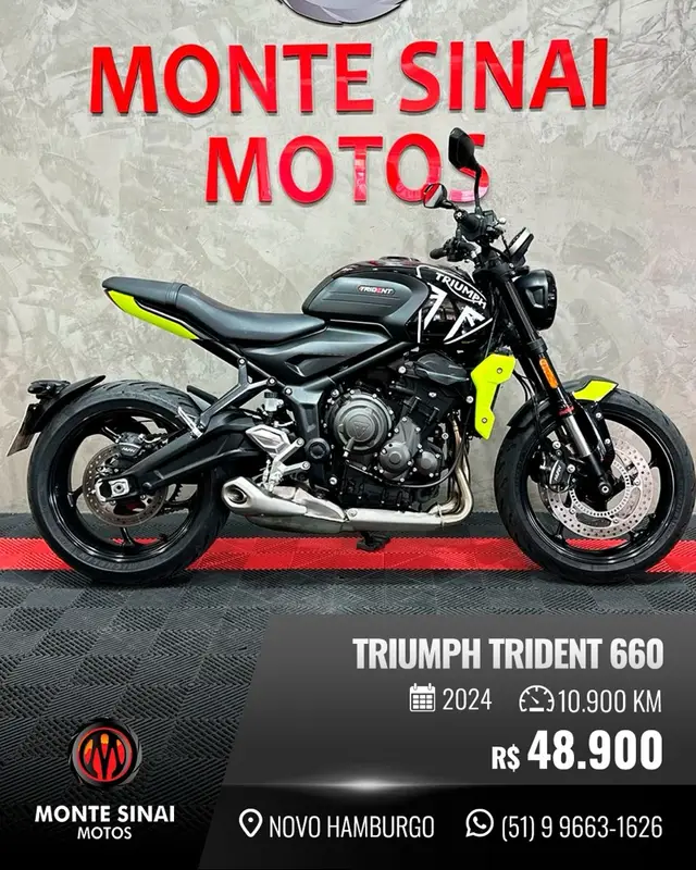 Carro Triumph Trident 660 2024 ABS