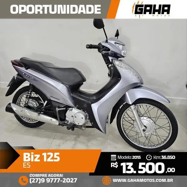 Moto Honda Biz 125i 2015 ES