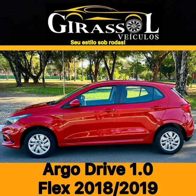 Carro Fiat Argo 2019 Drive 1.0 Firefly (Flex)