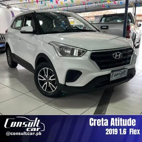 Carro Hyundai Creta 2019 Attitude 1.6 (Aut) (Flex) (PCD)
