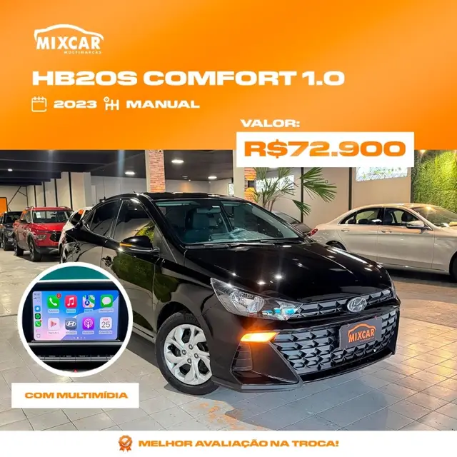 Carro Hyundai HB20 2023 Comfort 1.0 (Flex)