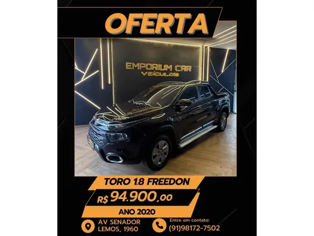 Carro Fiat Toro 2020 Freedom 1.8 AT6 4x2 (Flex)