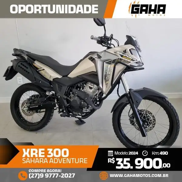 Carro Honda XRE Sahara 300 2024 Adventure