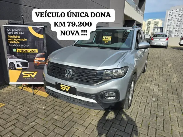 Carro Volkswagen T-Cross 2021 1.0 200 TSI Sense (Aut) (Flex)