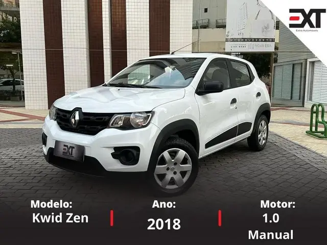 Carro Renault Kwid 2018 Zen 1.0 12v SCe (Flex)