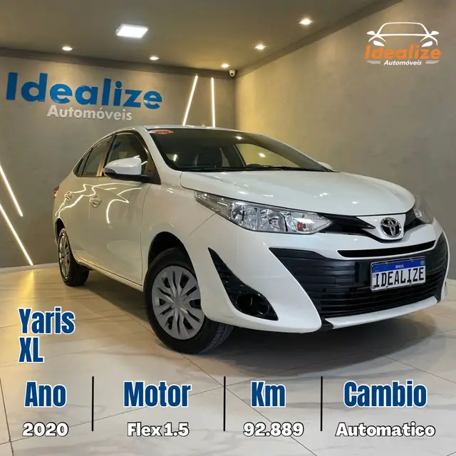 Carro Toyota Yaris Sedan 2020 1.5 XL Live (Flex)