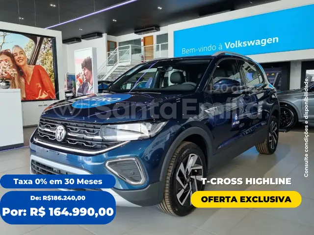 Carro Volkswagen T-Cross 2025 1.4 TSI Highline (Aut) (Flex)