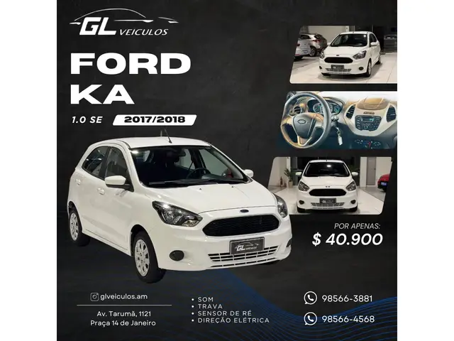 Carro Ford Ka 2018 1.0 SE (Flex)