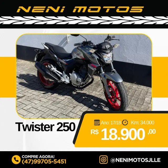 Moto Honda CB 250F Twister 2018 (ABS)