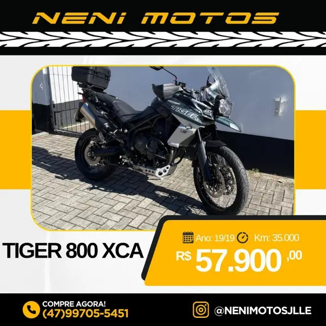 Moto Triumph Tiger 800 2019 800 XCA