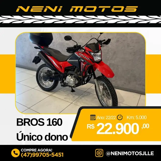Moto Honda NXR 160 2022 Bros ESDD