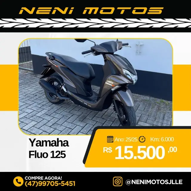 Moto Yamaha Fluo 2025 ABS