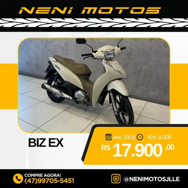 Moto Honda Biz 125i 2023 Flex