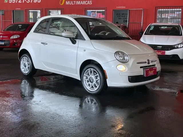 Carro Fiat 500 2012 Cult Dualogic 1.4 8V