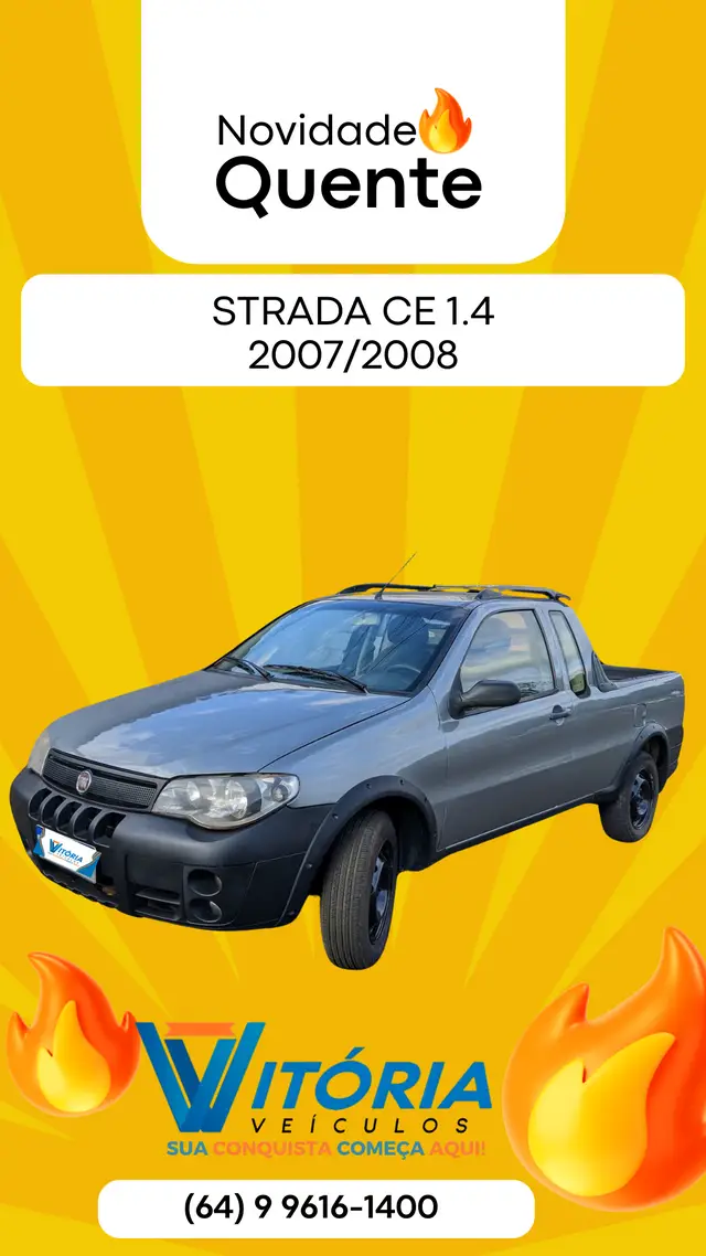 Carro Fiat Strada 2008 Fire 1.4 (Flex)