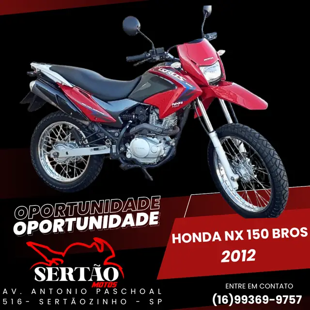Carro Honda NXR 150 2012 Bros ESD