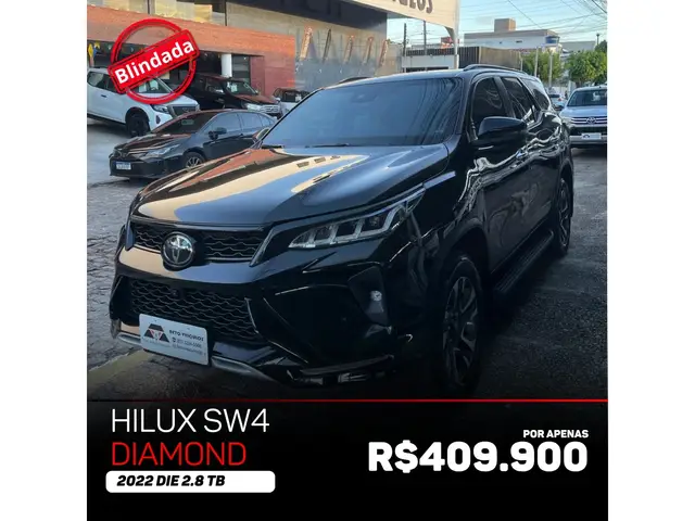Carro Toyota SW4 2022 Diamond  2.8 turbodiesel 7L 4x4 (Aut)