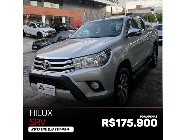 Carro Toyota Hilux Cabine Dupla 2017 Hilux 2.8 TDI SRV CD 4x4 (Aut)