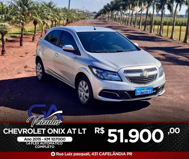 Carro Chevrolet Onix 2015 1.4 Effect SPE/4