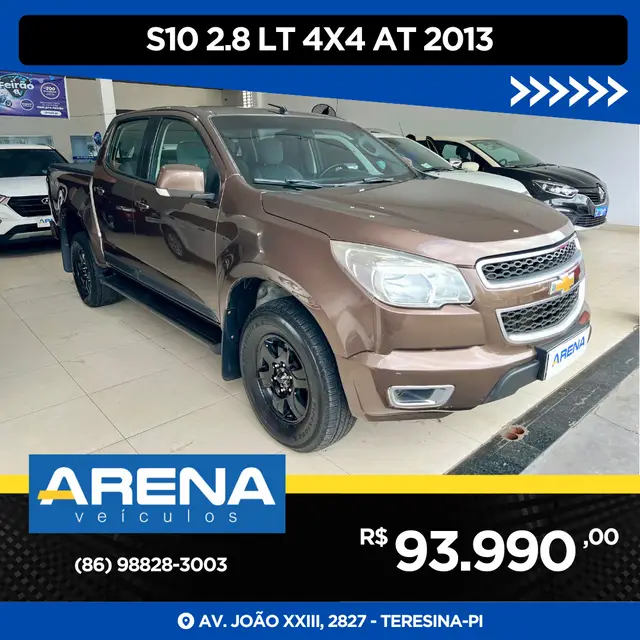 Carro Chevrolet S10 Cabine Dupla 2013 S10 2.8 CTDI LT 4WD (Cabine Dupla) (Aut)