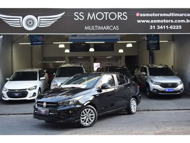 Carro Fiat Cronos 2019 1.3 Drive Firefly GSR (Flex)