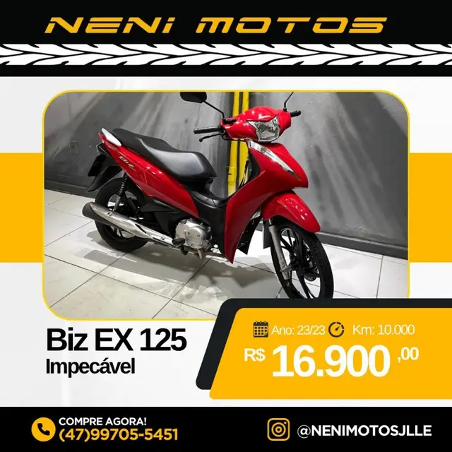 Moto Honda Biz 125i 2023 Flex