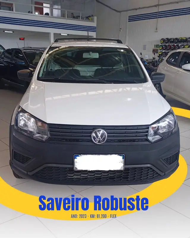 Carro Volkswagen Saveiro 2023 Robust 1.6 MSI CS (Flex)