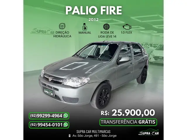 Carro Fiat Palio 2012 Fire 1.0 8V (Flex) 4p