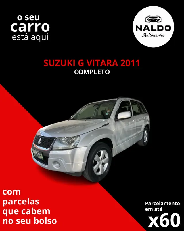 Carro Suzuki Grand Vitara 2011 2.0 16V