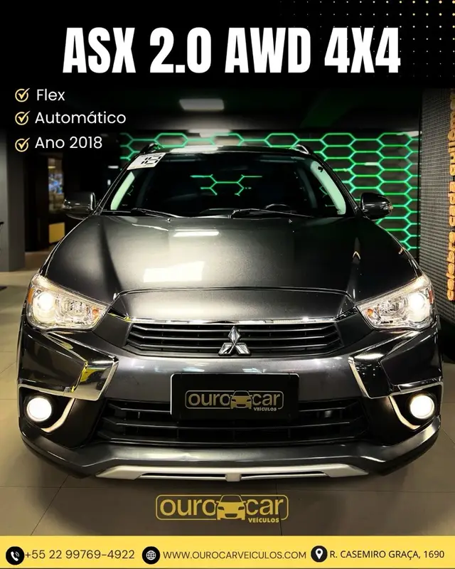 Carro Mitsubishi ASX 2018 2.0 16V CVT