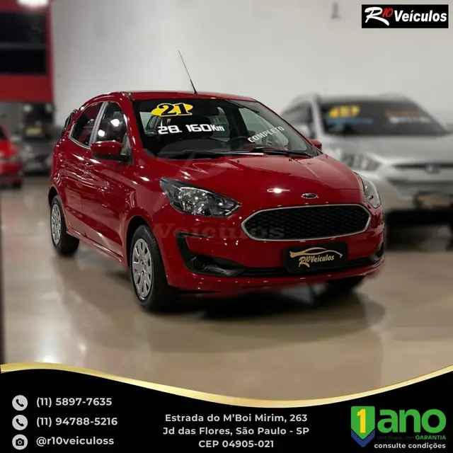 Carro Ford Ka 2021 1.0 SE (Flex)