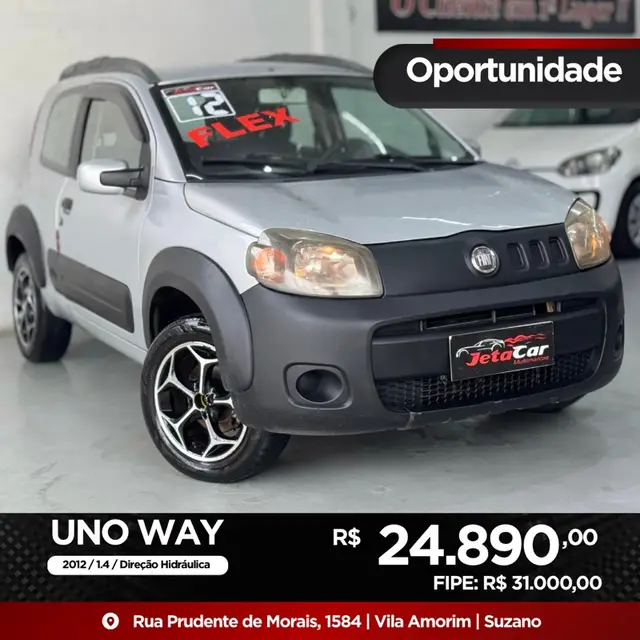 Carro Fiat Uno 2012 Way 1.4 8V (Flex) 2p