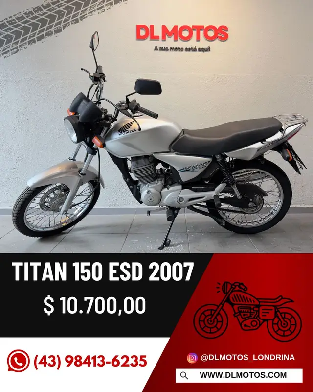 Moto Honda CG 150 2007 Titan ESD (Special Edition)