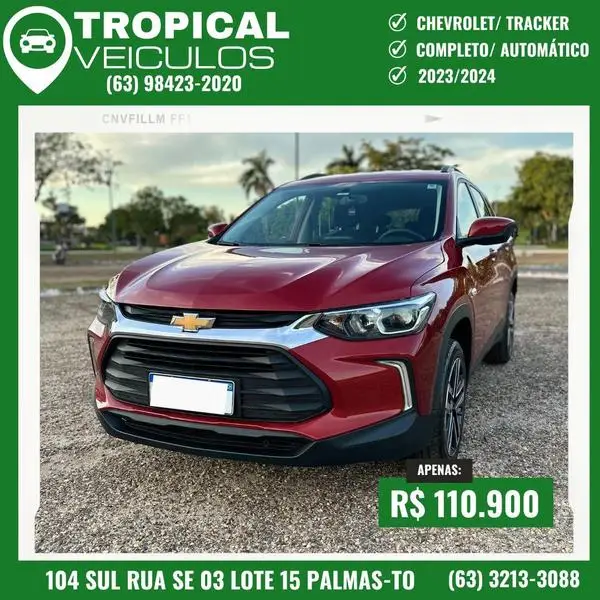 Carro Chevrolet Tracker 2024 1.0 Turbo (Aut.)