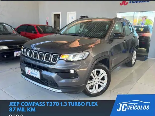 Carro Jeep Compass 2022 Longitude 1.3 T270 (Aut) (Flex)