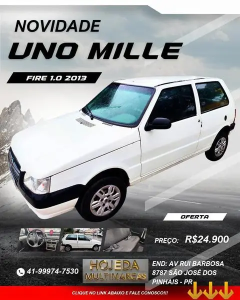 Carro Fiat Uno 2013 Economy 1.4 8V (Flex) 2P