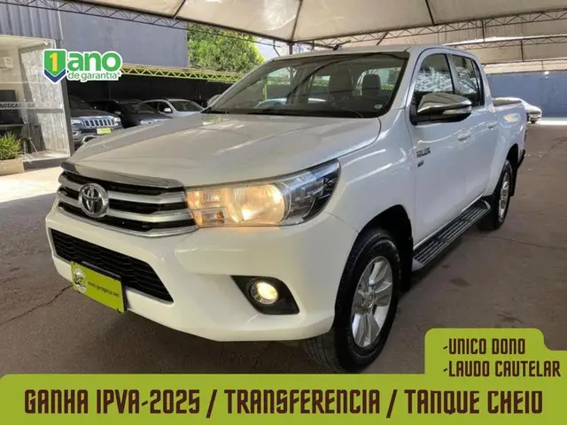 Carro Toyota Hilux Cabine Dupla 2017 Hilux 2.7 SR CD 4x2 (Flex) (Aut)