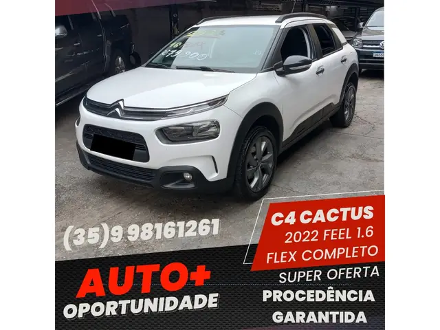 Carro Citroën C4 Cactus 2022 1.6 Feel (Aut) (Flex)