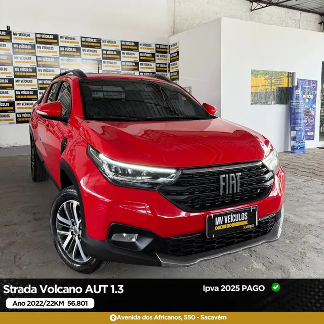 Carro Fiat Strada 2022 Volcano 1.3 CD AT (Flex)