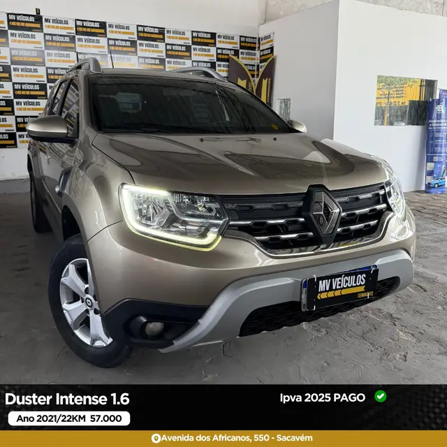Carro Renault Duster 2022 Intense 1.6 16V (Flex) CVT