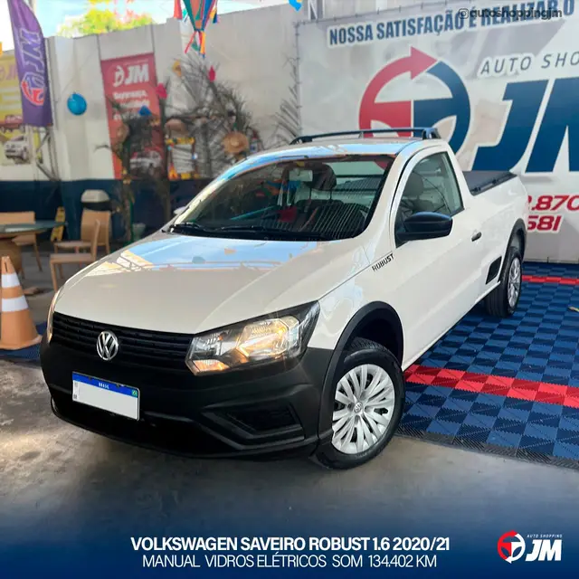Carro Volkswagen Saveiro 2021 Robust 1.6 MSI CS (Flex)