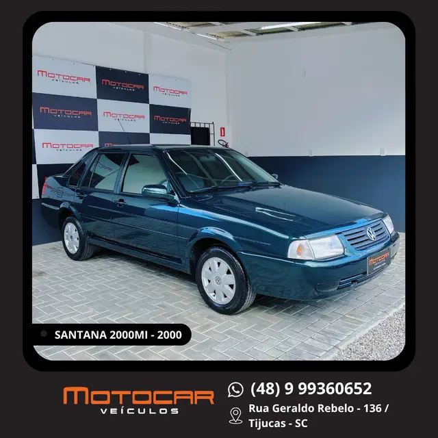 Carro Volkswagen Santana 2000 1.8 MI
