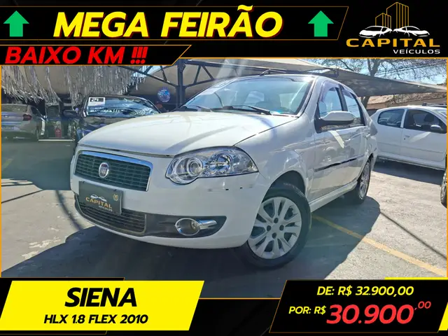 Carro Fiat Siena 2010 HLX 1.8 8V (Flex)