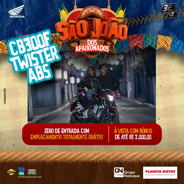 Moto Honda CB 300F Twister 2025 (ABS)