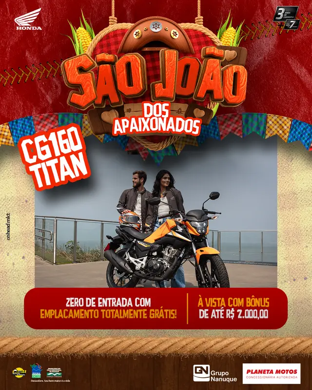Moto Honda CG 160 2025 Titan