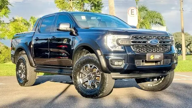 Carro Ford Ranger Cabine Dupla 2025 Black 2.0 Turbodiesel 4x2 (Aut.)