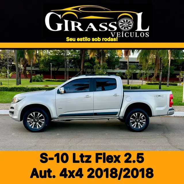 Carro Chevrolet S10 Cabine Dupla 2018 S10 2.5 ECOTEC SIDI LTZ 4WD (Cabine Dupla) (Aut)