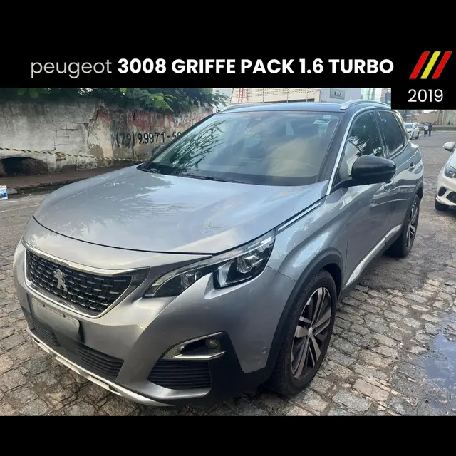 Carro Peugeot 3008 2019 1.6 THP Griffe Pack (Aut)