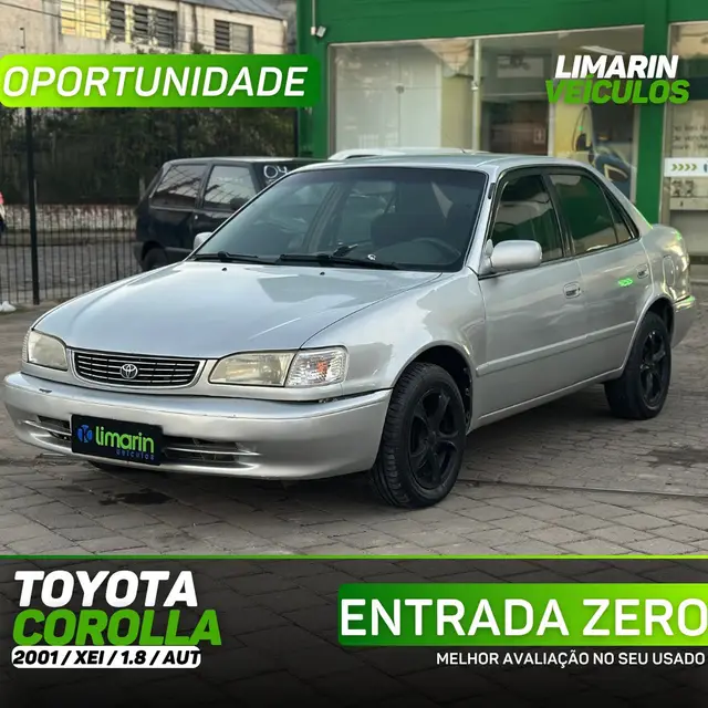 Carro Toyota Corolla 2001 Sedan XEi 1.8 16V (aut)