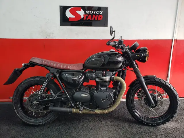 Carro Triumph Bonneville T100 2018 T 100 Black